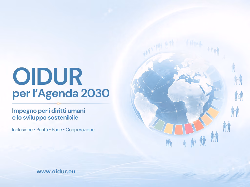 METE/OIDUR: «Partecipiamo alla Sfida Globale Agenda 2030 delle Nazioni Unite»