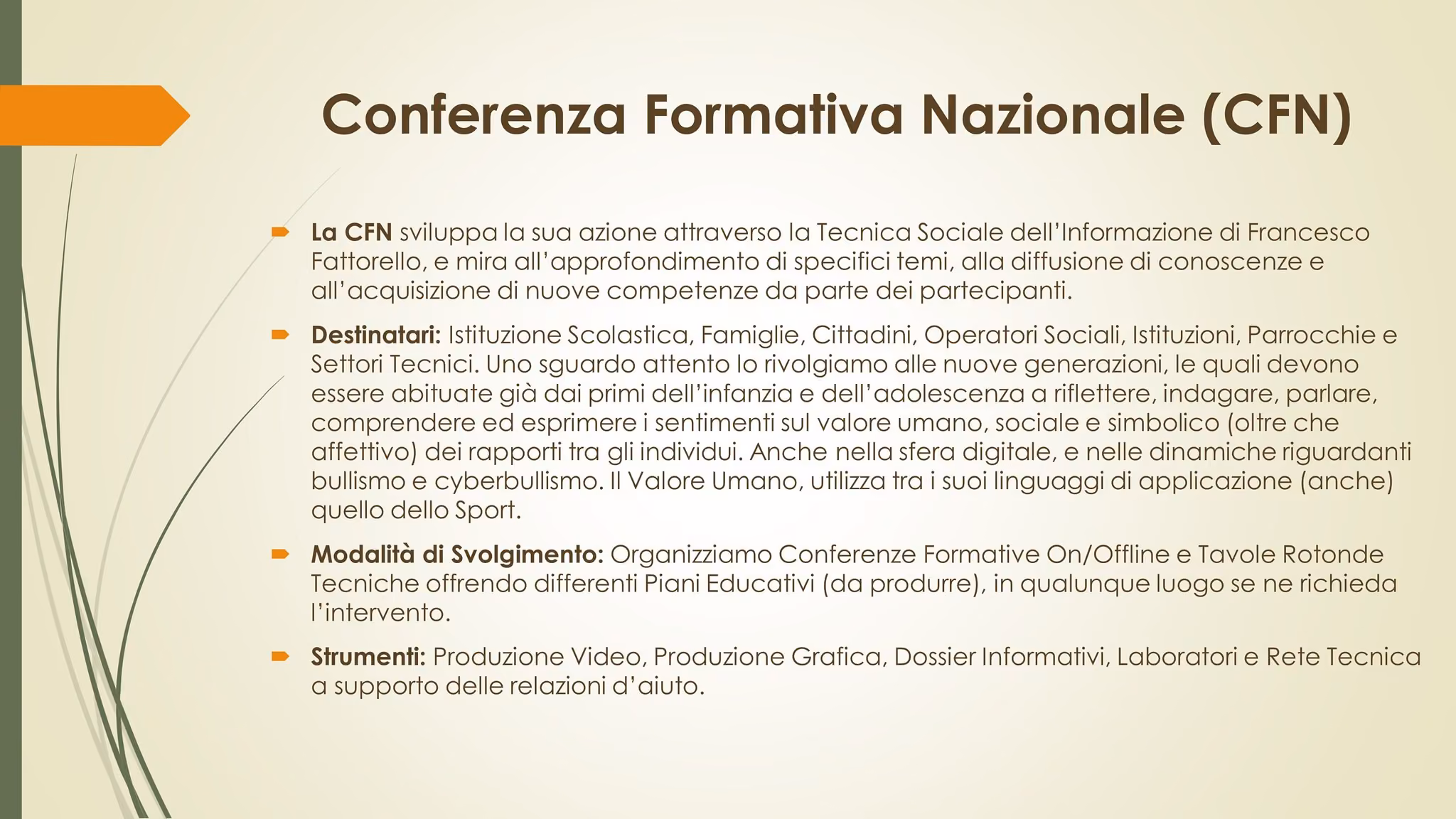 METE: «La Nostra Unità Educativa Itinerante in Seno alla Conferenza Formativa Nazionale (CFN)»
