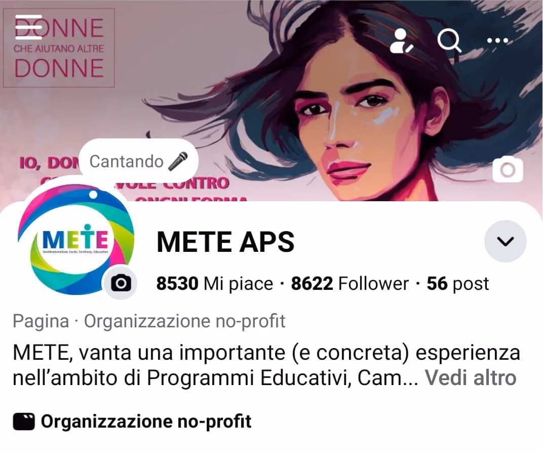 Giorgia Butera (Presidente METE/OIDUR): «Da Giorno 1° Gennaio 2026 la Nostra Organizzazione non è più su Facebook per Decisione Volontaria»