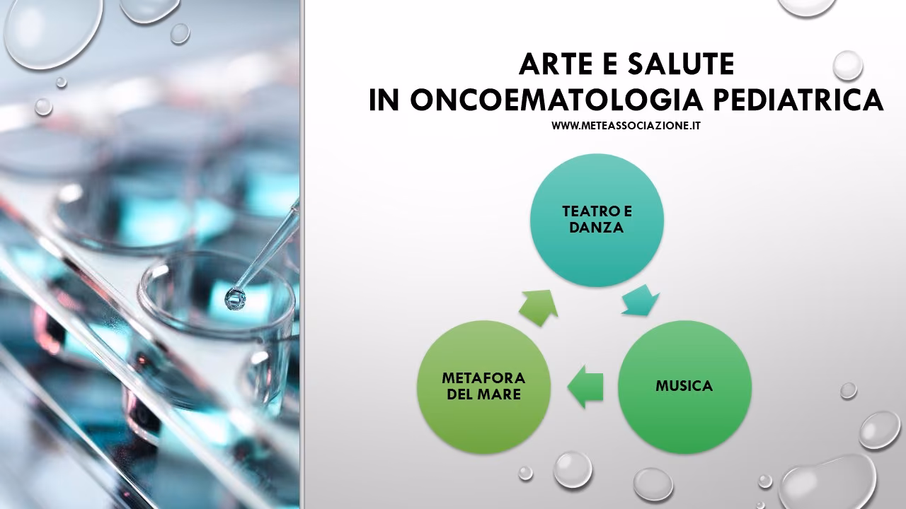 Arte e Salute: «In Oncoematologia Pediatrica Doniamo il Teatro, la Danza, la Musica e la Metafora del Mare»